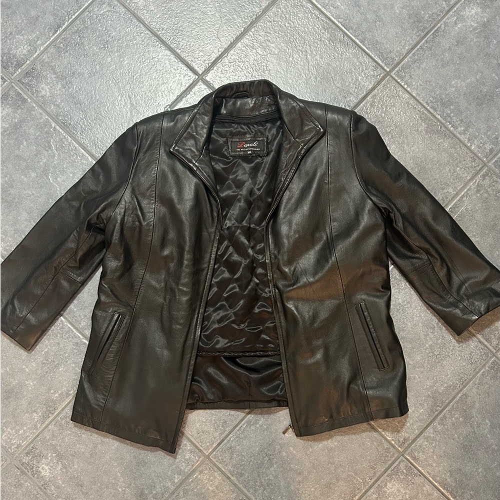 Danalli Black Leather Jacket